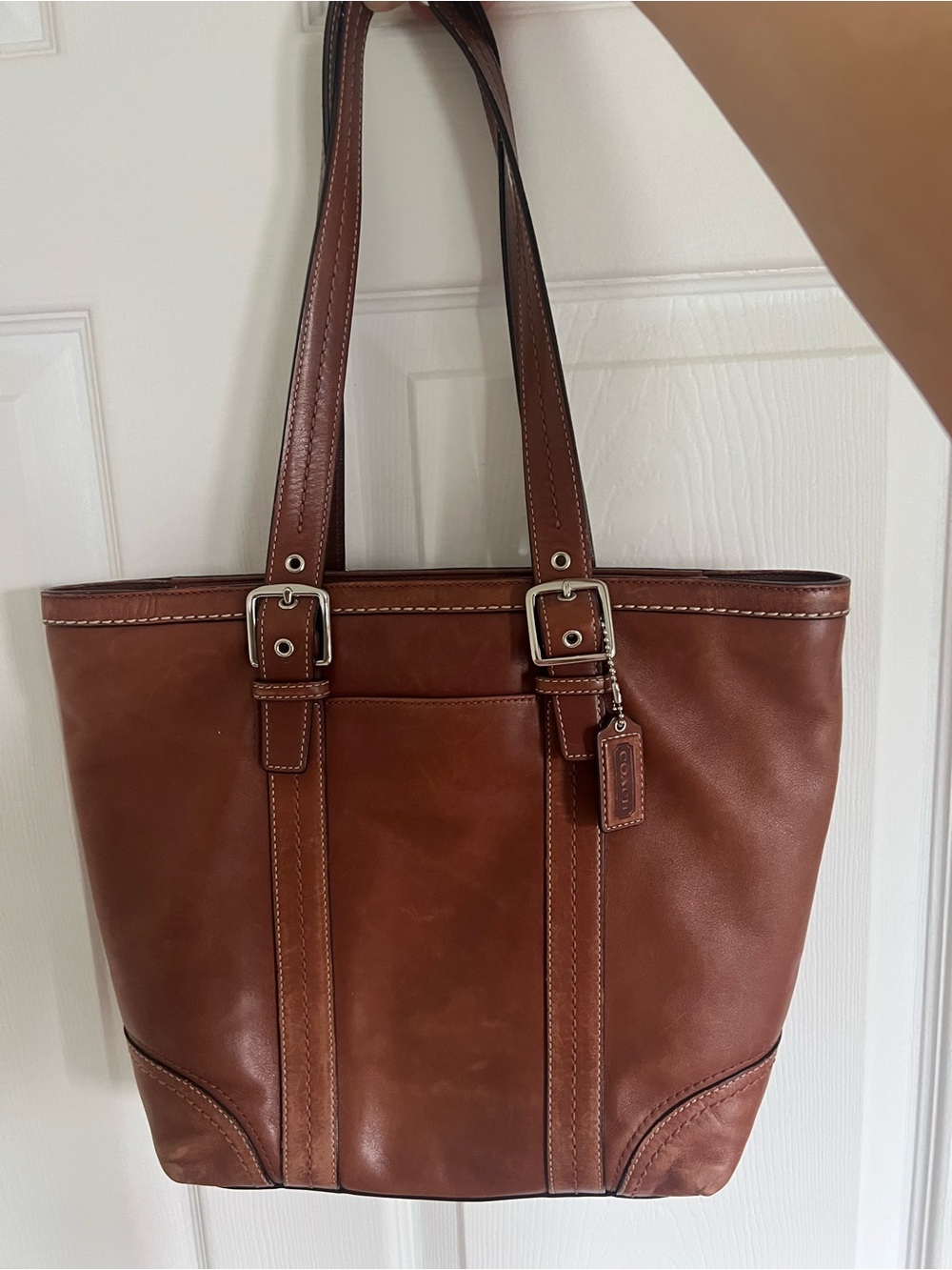 vintage/early-2000s  Coach Glove-tanned leather tote bag, style number 12607